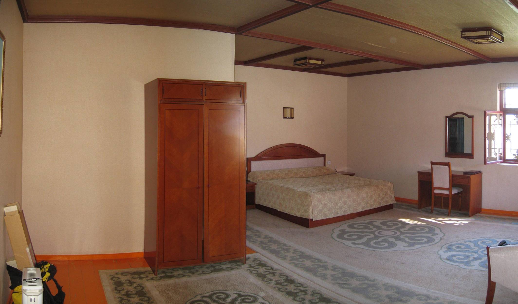 Hotel Mongolia Zimmer 1 Panorama